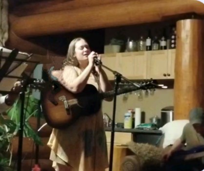 Emily performing